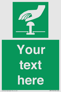 Custom Safe condition: Emergency stop button